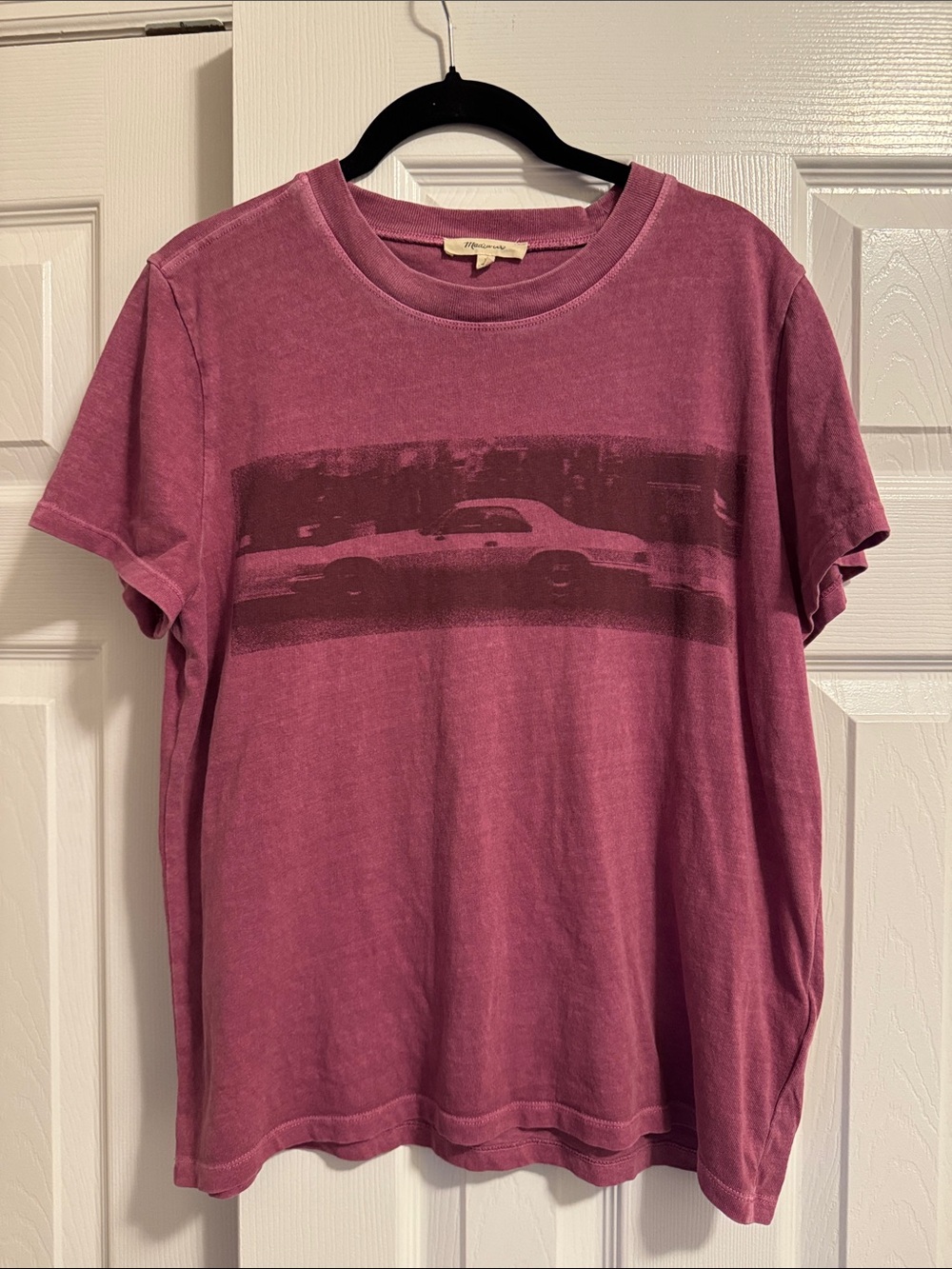 Madewell Women’s Vintage-Style Pink Graphic Tee Size L